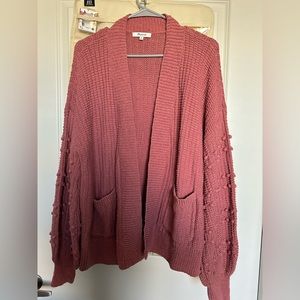 Madewell Bubble sleeve cardigan size M